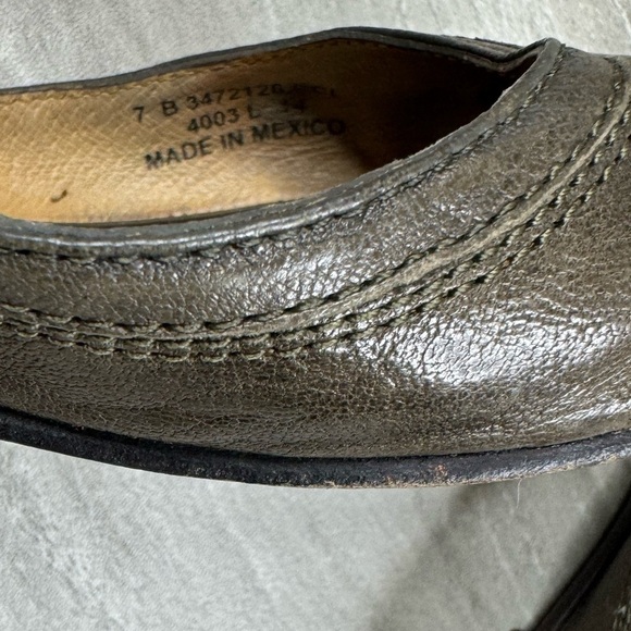 Frye Carson Round Toe Leather Sole Ballet Flats 7B - Picture 7 of 13